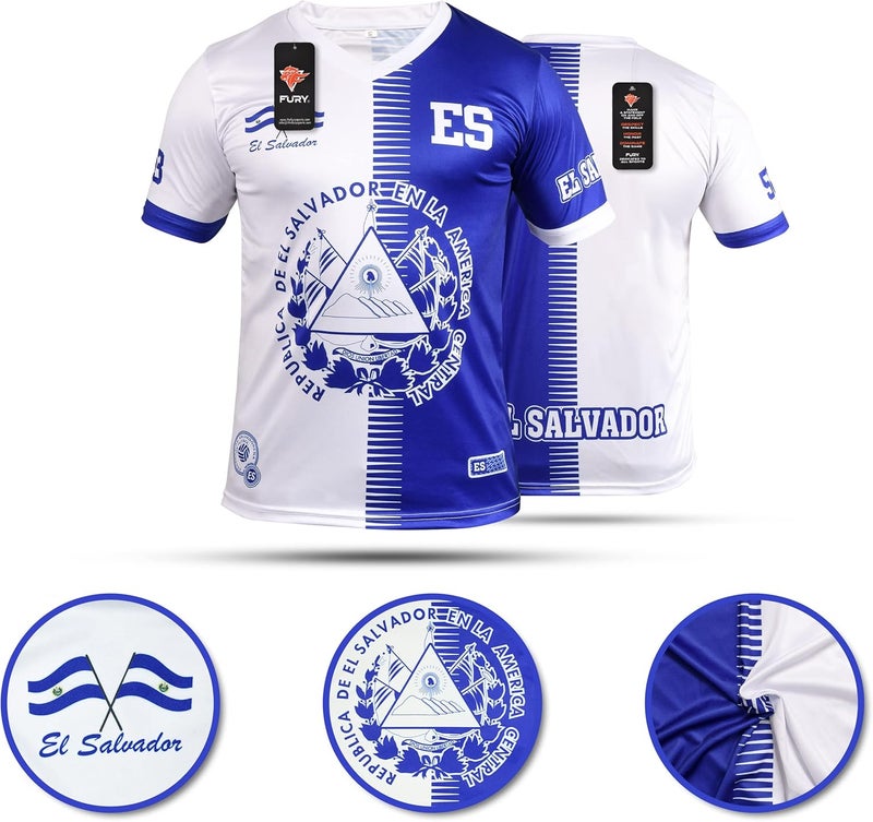 Fury Soccer Jersey - Salvador Shirt - Unisex Short Sleeve - Image 4